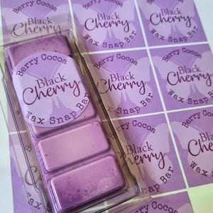 Pastillas de cera aromáticas de cereza negra, barra aromática afrutada