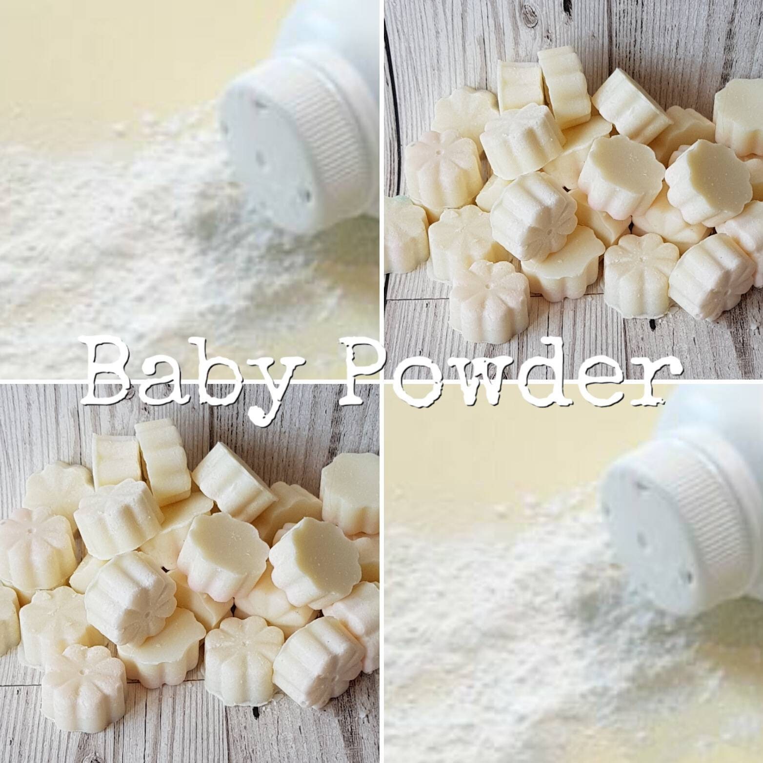 BABY POWDER Wax Melts Baby Powder Snap Bar Clean Wax Melts Etsy