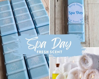 Spa Day Wax Melts, Watery Fresh Scent, Fresh Wax Melts, Clean Wax Melts, Wax Melts, Mothers Day Collection, Spa Scent, Spa Fragrance