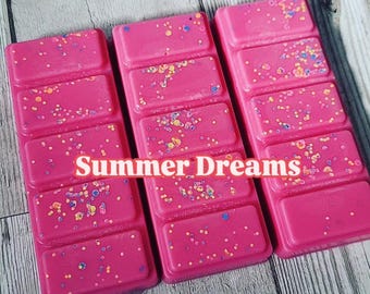 Summer Dreams Wax Melts, Floral Wax Melts, Rose Wax Melts, Peony Wax Melts, Freesia Wax Melts, Feminine Wax Melts,