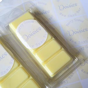 Daisies Wax Melts, Floral Feminine Scent, Wax Snap Bar, Perfume Type