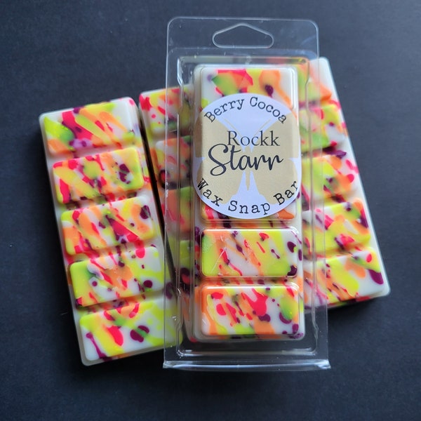 Rockk Starr Wax Melts, Rainbow Wax Melts, Strong Scent, Gift Idea, Candy Wax Melts,