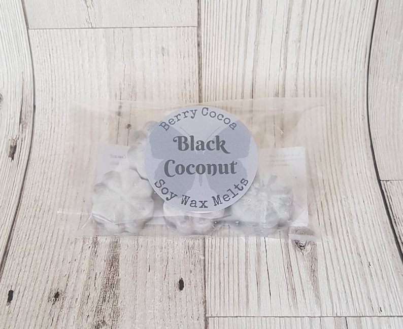 Black Coconut Wax Melts Coconut Wax Melts Black Coconut Etsy