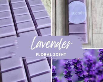 LAVENDER Wax Melts, Lavender Snap Bar, Snap Bar, Wax Melts, Floral Fragrance, Lavender Melts, Lavender Fragrance, Lavender Scent, Glitter