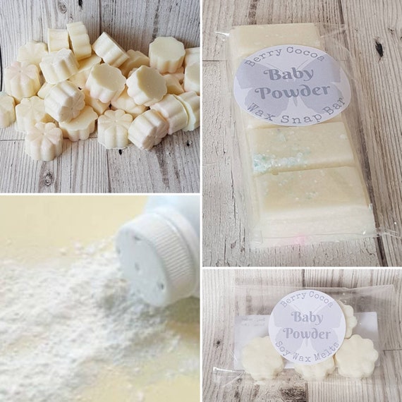 BABY POWDER Wax Melts Baby Powder Snap Bar Clean Wax Melts Etsy
