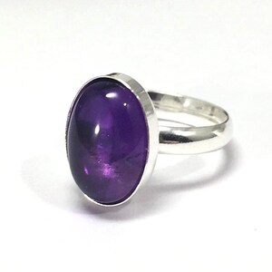 New Sunnyley Sex Hd Videos - Natural Amethyst Silver Ring Semi Precious Gemstones - Etsy UK