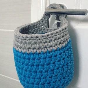 Small Hanging Basket Crochet Pattern, instant digital download image 5