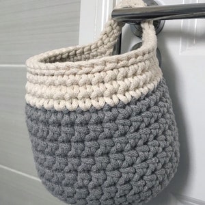 Small Hanging Basket Crochet Pattern, instant digital download image 10