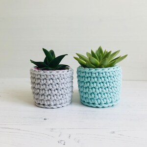 Easy crochet pattern, plant pot cosy, instant download, pdf tutorial image 7