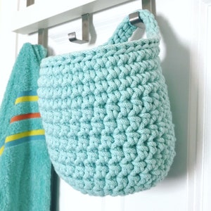 Small Hanging Basket Crochet Pattern, instant digital download image 7