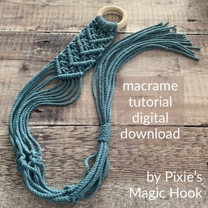 Digitaler download Makramee Pflanzen Aufhänger Muster, hängende Pflanze, Pflanzenliebhaber Geschenk, Wohnkultur