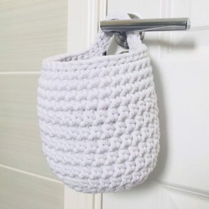 Small Hanging Basket Crochet Pattern, instant digital download image 8