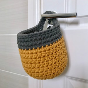 Small Hanging Basket Crochet Pattern, instant digital download image 9