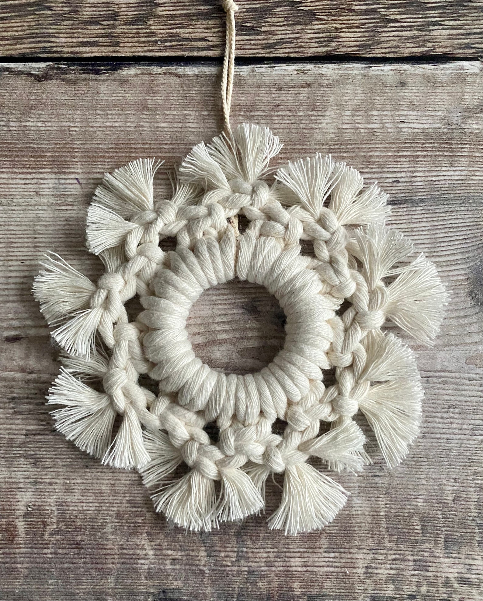 Digital Download Macrame Snowflake Tutorial Christmas | Etsy