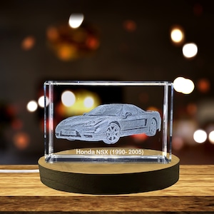 Revolutionary Performance: Honda NSX (1990–2005) - 3D Engraved