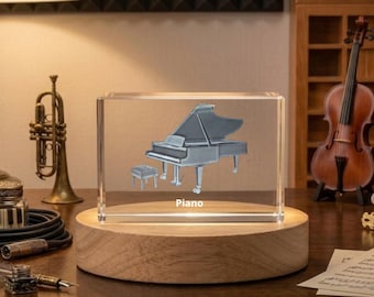 Vintage Swarovski Crystal Piano | Miniature Grand Piano | Crystal