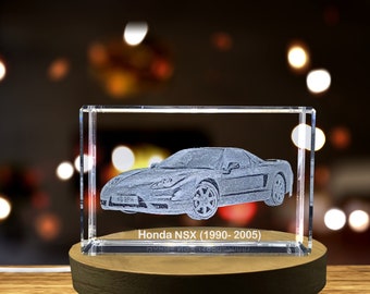 Revolutionary Performance: Honda NSX (1990–2005) - 3D Engraved