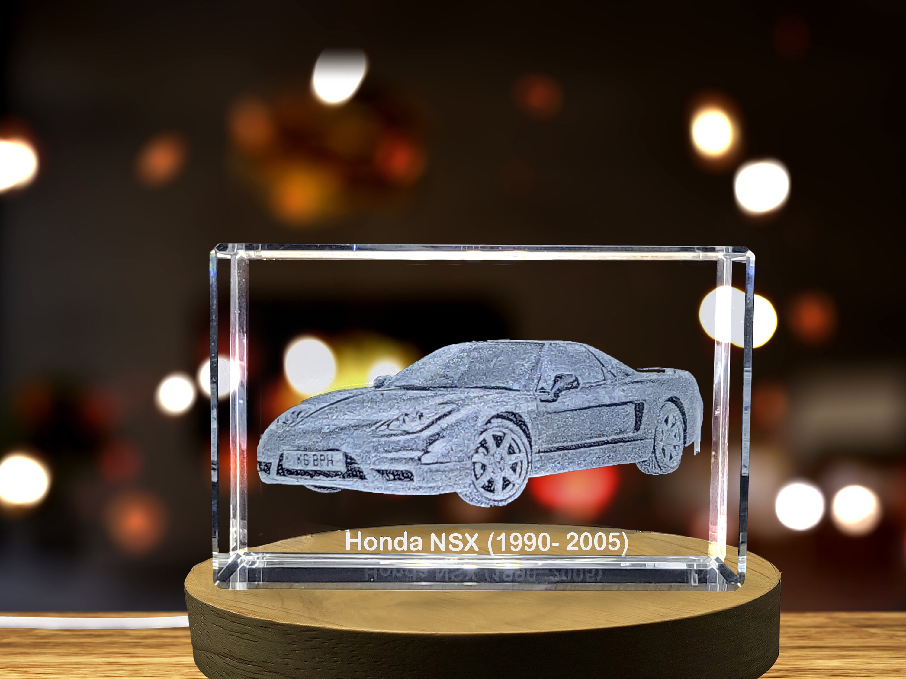 Revolutionary Performance: Honda NSX (1990–2005) - 3D Engraved