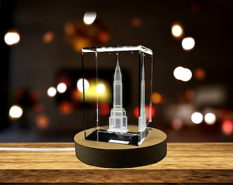 置物 Crystal World Mini Empire State Building 置物 Crystal World Mini Empire State Building Empire State