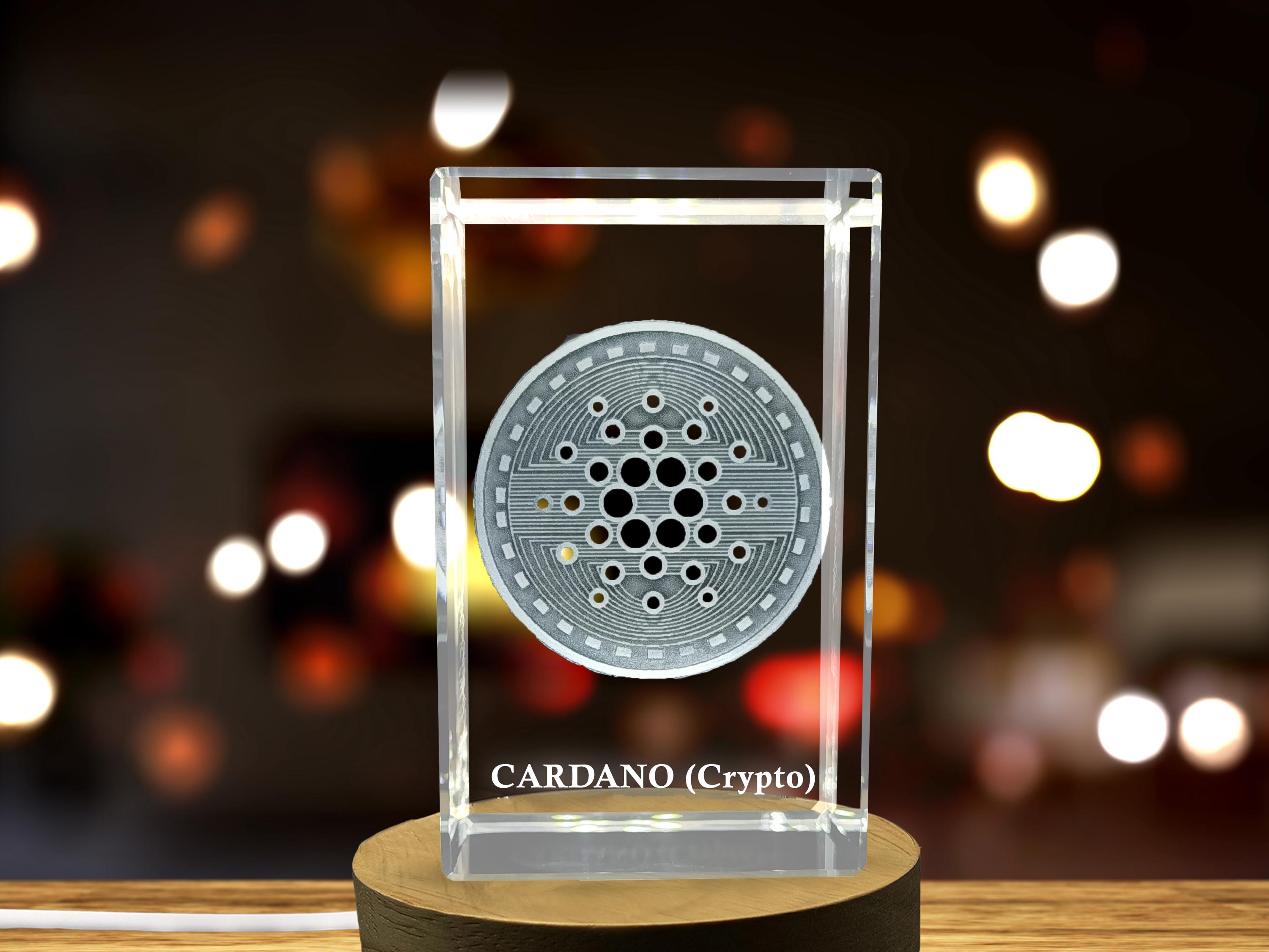 Cardano 3D Engraved Crystal | Award & Recognition Collectible - Etsy