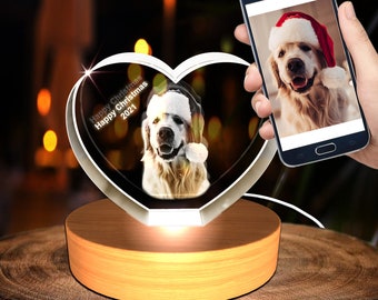 Personalized 3D Holographic Photo (Birthday, Wedding Gift, Memorial, Mother's Day, Valentine's, Christmas, Personalized Anniversary Gift)