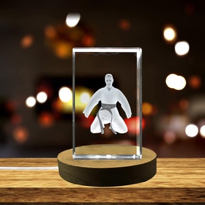 Judo Player 3D Engraved Crystal 3D Engraved Crystal Keepsake/Gift/Decor/Collectible/Souvenir