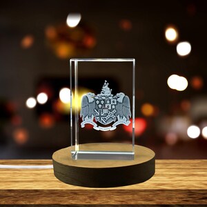 Carta da gioco Ace of Diamond - Squisito oggetto da collezione in cristallo inciso 3D
