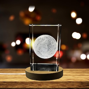 Sun 3D Engraved Crystal Novelty Decor