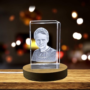 This Exquisite Crystal groundbreaking Scientist Marie Curie
