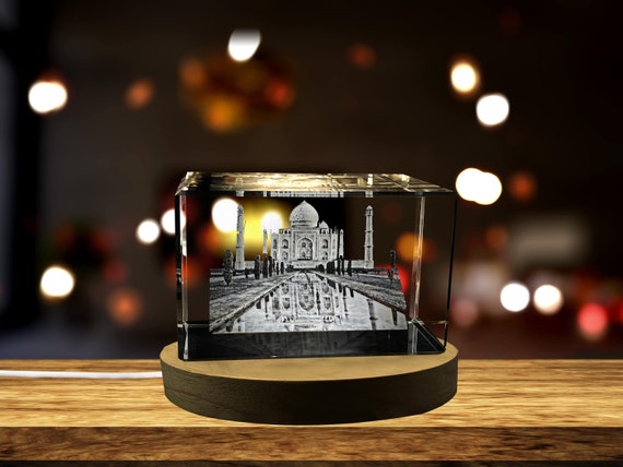 CRYSTAL TAJ MAHAL TABLE DECOR SHOWPIECE | Crafts, Best birthday gifts, Hand  painted