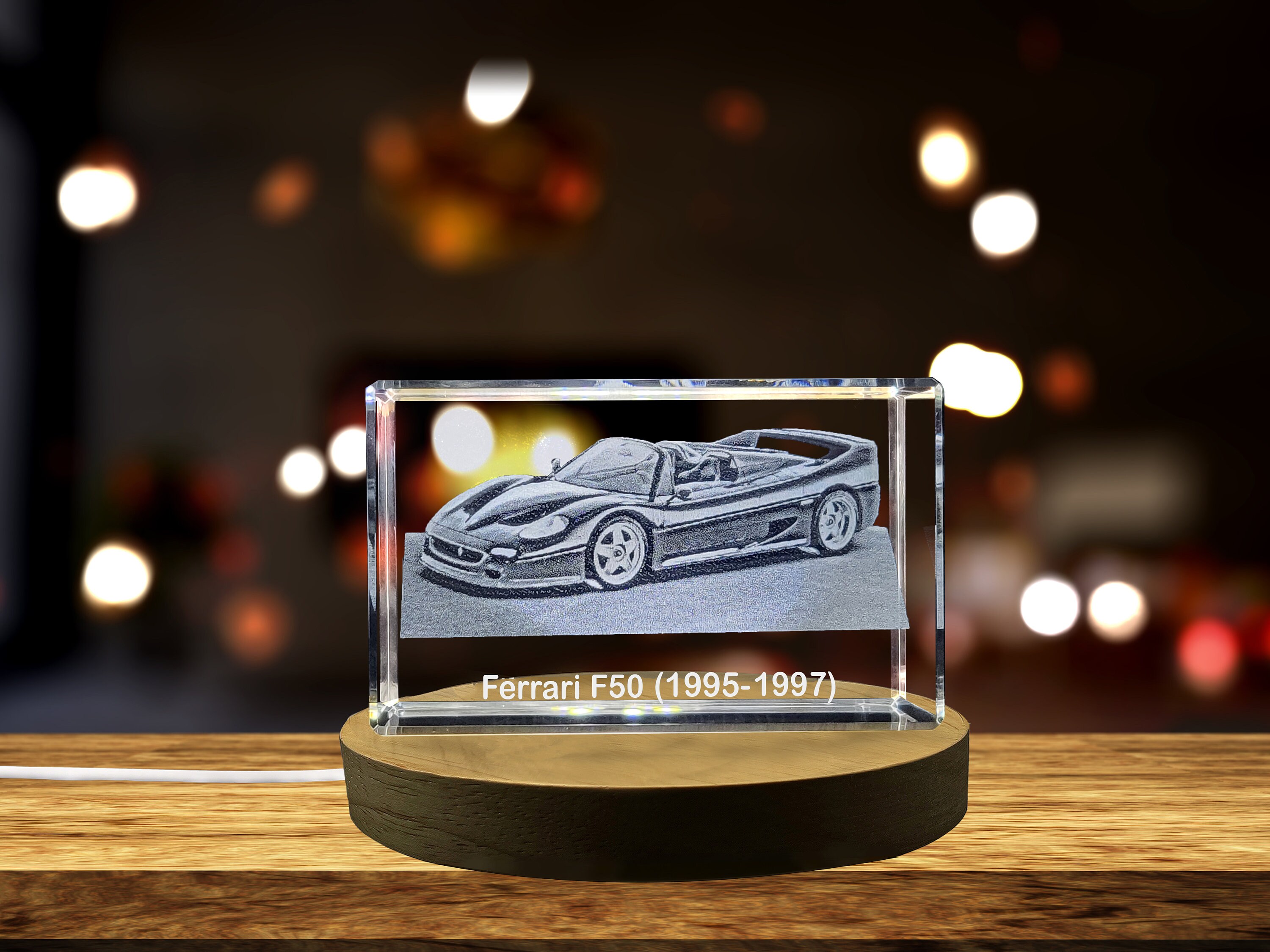 Unleash the Supercar Legend: Ferrari F50 19951997 3D Engraved 