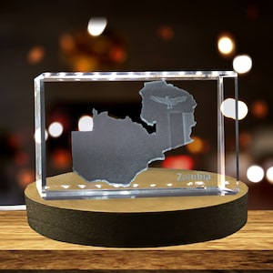 Zambie 3D Gravé Cristal 3D Gravé Cristal Souvenir/Cadeau/Décor/Collection/Souvenir