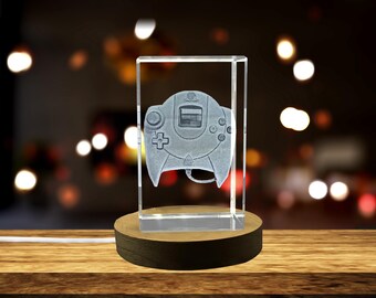 USS Monitor 3D Cristal gravé | Honorer la révolution à toute épreuve