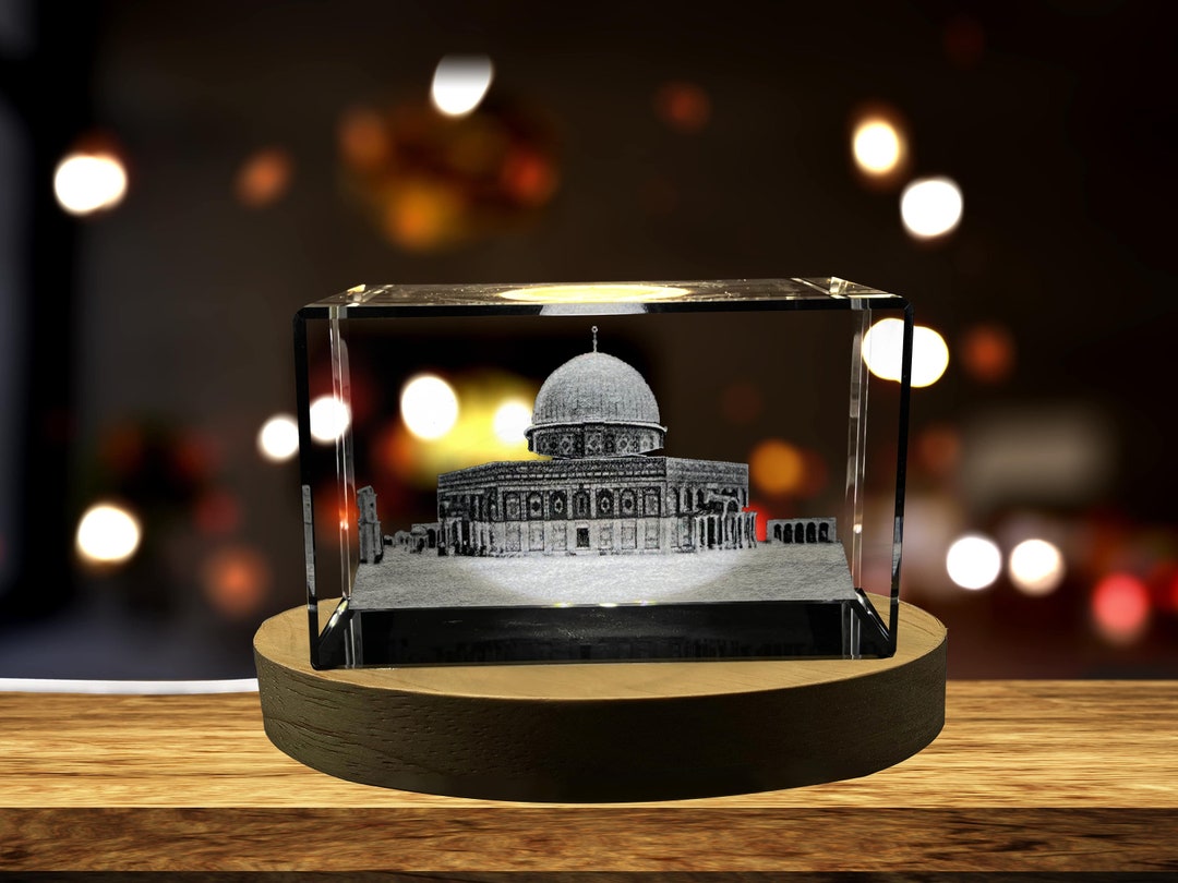 3D Dome Of The Rock Symbol Gold Color Design Metal Lapel Pin A300063