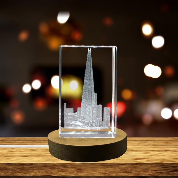 The Shard 3D Engraved Crystal Keepsake Souvenir