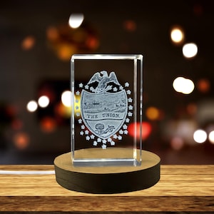 Carta da gioco Ace of Diamond - Squisito oggetto da collezione in cristallo inciso 3D