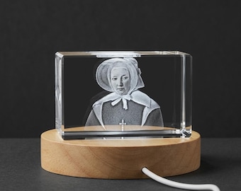 St. Emily de Vialar 3D Engraved Crystal Gift