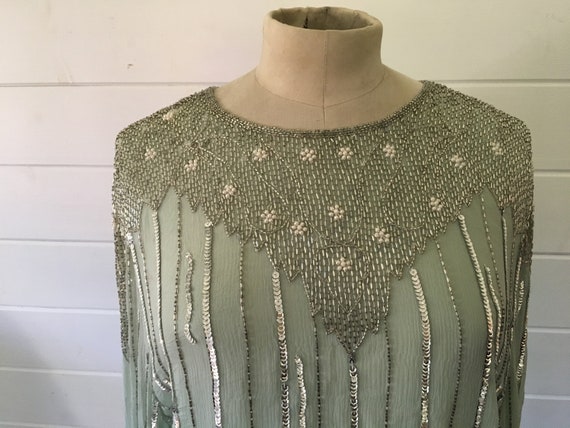 Vintage Sequin / Beaded Top