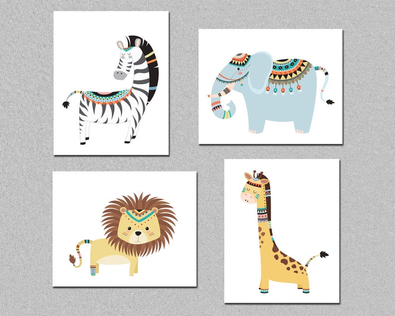 Tribal nursery printable artwork, printable safari pets artwork preset, lion zebra giraffe nursery wall artwork, playroom wall decor, down load graphic about Printable Safari Animals named Tribal nursery printable artwork, printable safari pets artwork fixed, lion zebra giraffe nursery wall artwork, playroom wall decor, obtain