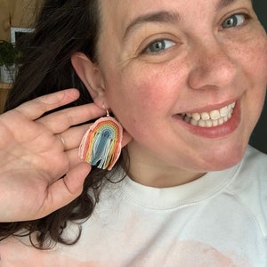 Rainbow earrings