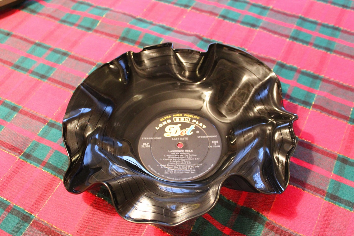 Custom Vinyl Record Dish Etsy