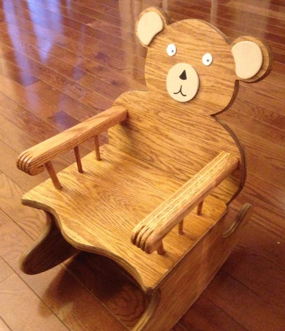 Rocking bear chair new arrivals