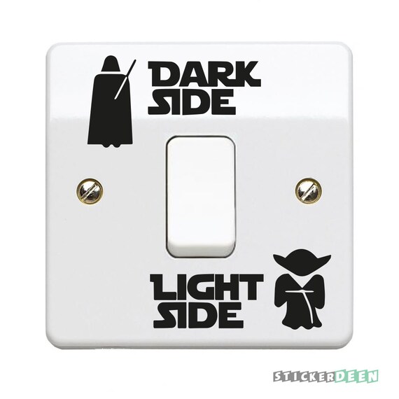 Dark Side light switch plate Acrylic Painting
