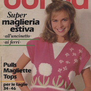 Original Italian knitting patterns: Burda Maglia E660 Originale 1982 (PDF DIGITALE)