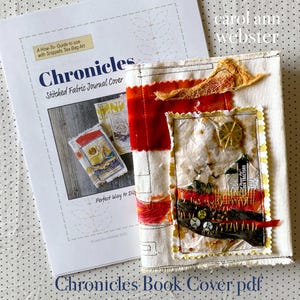 Chronicles PDF instructions and patterns to make a fabric notebook cover
