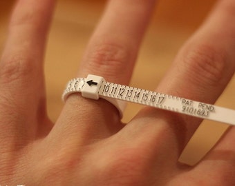 Reusable Adjustable Comfort Fit Ring Sizer - Free Shipping for US Customers, Plastic Ring Sizing Tool