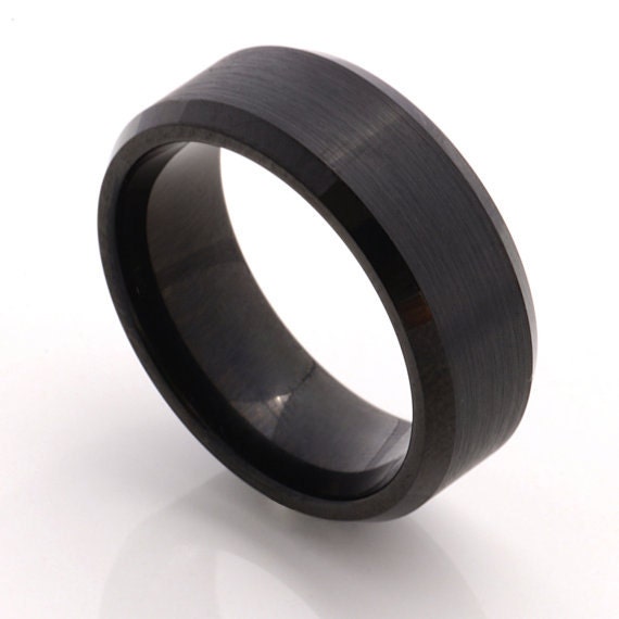 Buy Flat Band Ring Black now | Hype Fly India