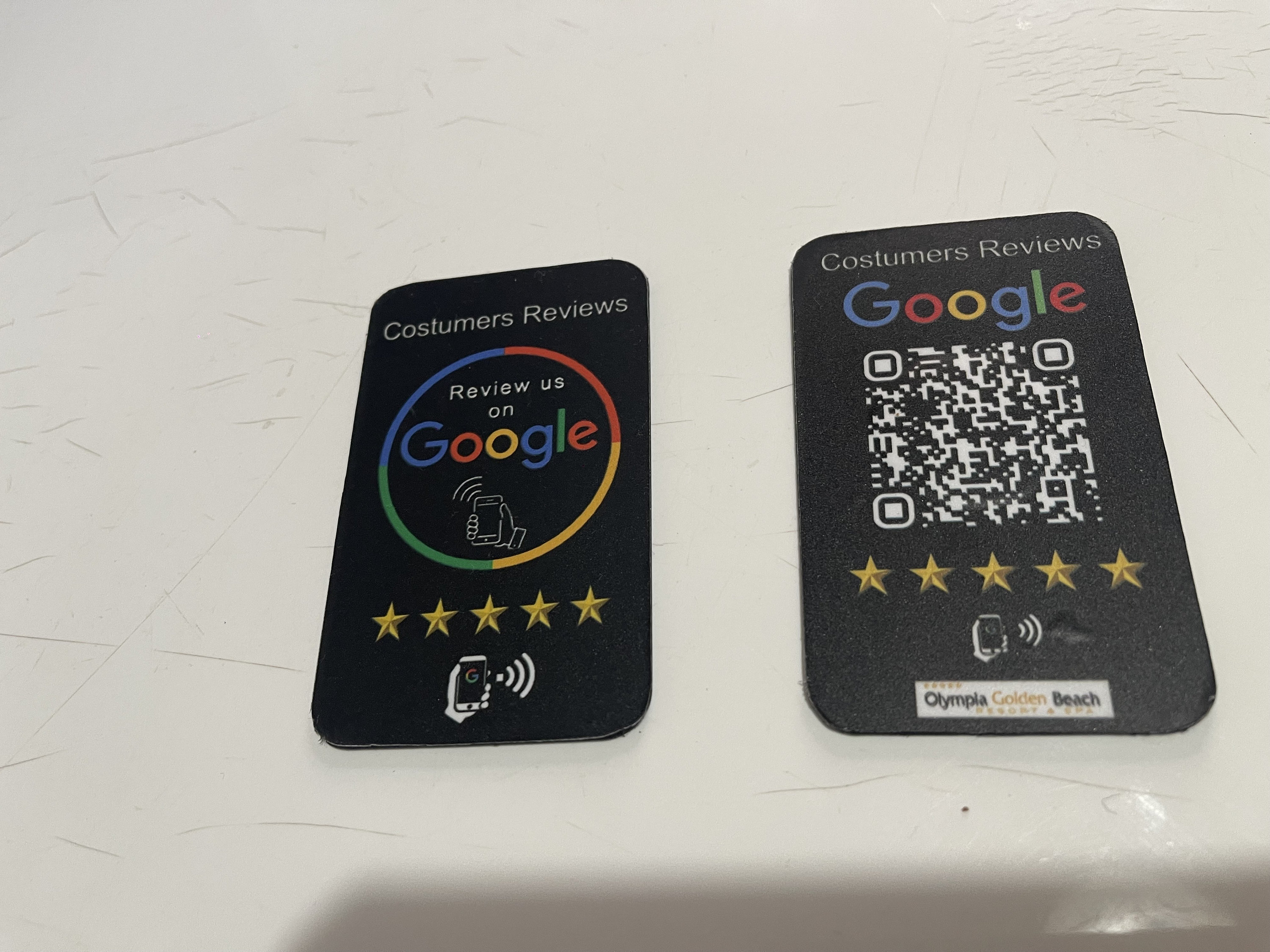 あなたのビジネスの NFC と QR コード付きの Google レビュー カードの限定オファー!!!