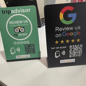 Stand A6 Google Review con nfc della tua attività OFFERTA LIMITATA!!!