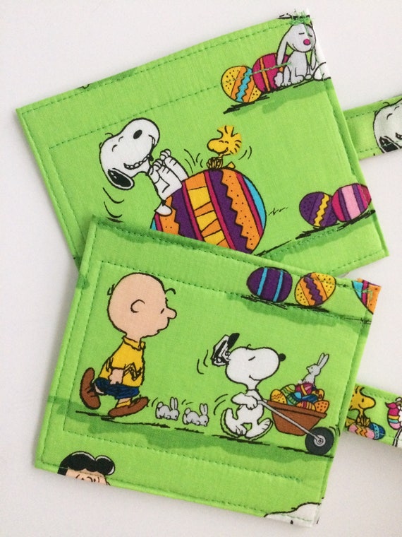 Handmade Charlie Brown Snoopy Peanuts Easter Holiday Gift/luggage